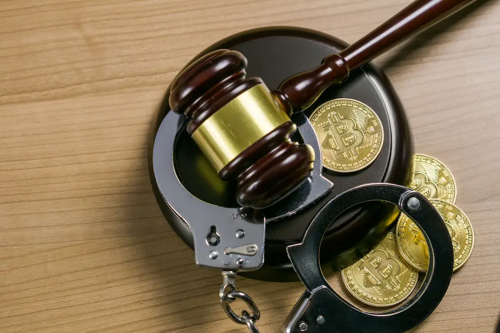 bitcoin handcuffs cryptocurrency seizure investigation